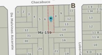 Lote en calle Chacabuco al 650