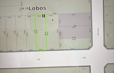 Lote en calle 249 entre Ajo y Barracas (Financiación)